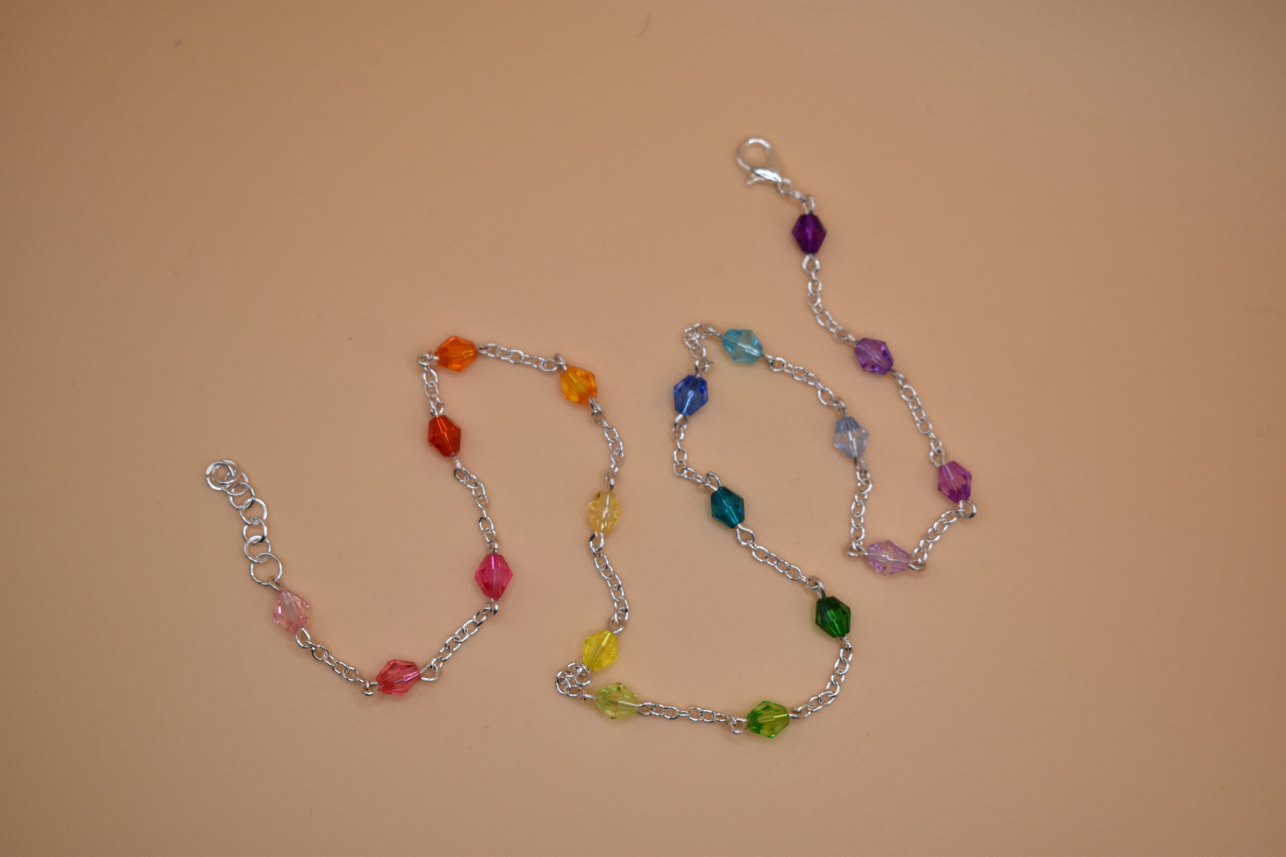 Silver Rainbow Necklace/Bracelet