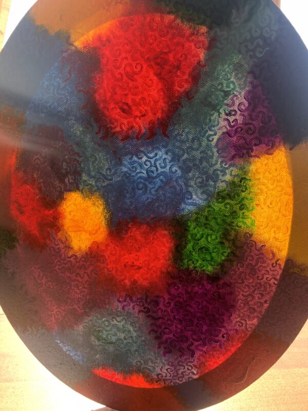 Abstract Splotch and Swirl Painting - Image 6