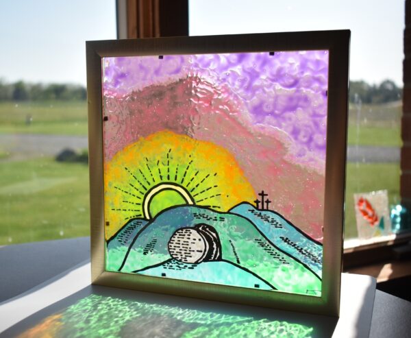 Easter Stained Glass