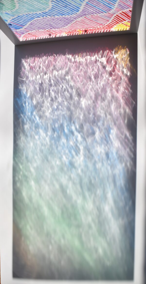Rainbow Stripe Ombre Stained Glass - Image 4