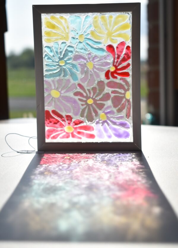 Flower Blob Stained Glass - Image 2