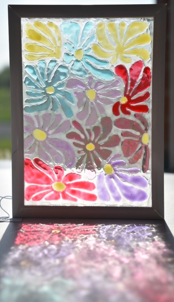 Flower Blob Stained Glass - Image 3