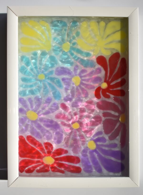 Flower Blob Stained Glass