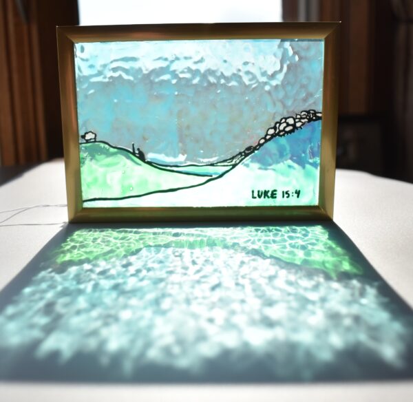 Luke 15:4 Stained Glass - Image 2