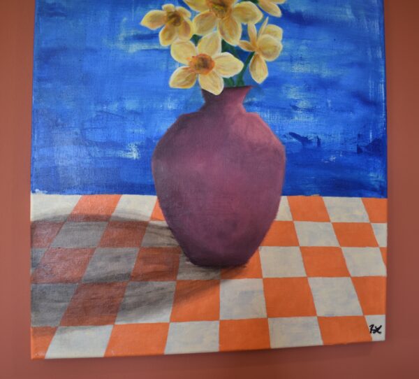 Orchid Bouquet Painting - Image 2