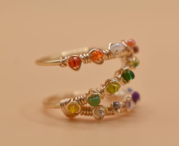 Gold Rainbow Ring - Image 2