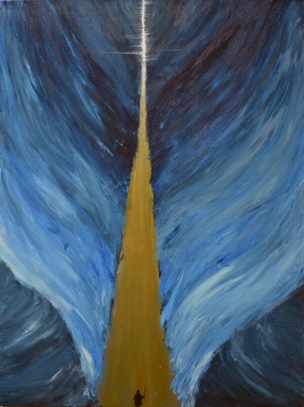 Moses Parts the Red Sea Painting