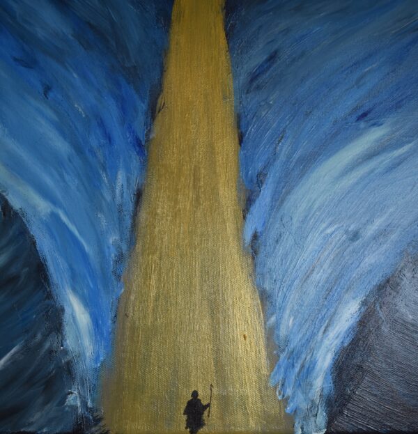 Moses Parts the Red Sea Painting - Image 5