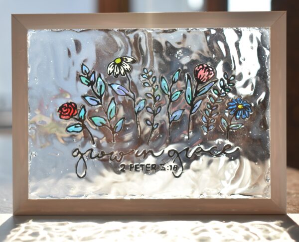 2 Peter 3:18 Stained Glass - Image 2
