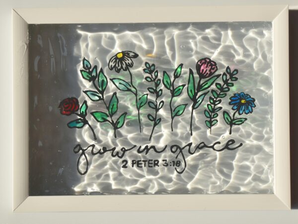 2 Peter 3:18 Stained Glass