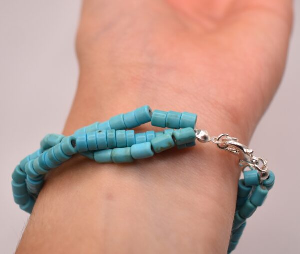 Braided Turquoise Bracelet - Image 4