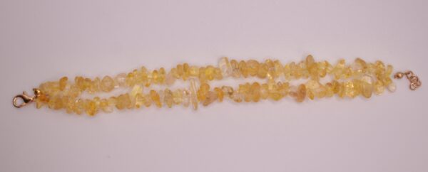 Two Strand Yellow Stone Bracelet - Image 2