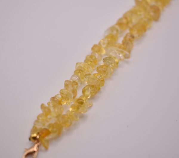 Two Strand Yellow Stone Bracelet - Image 3