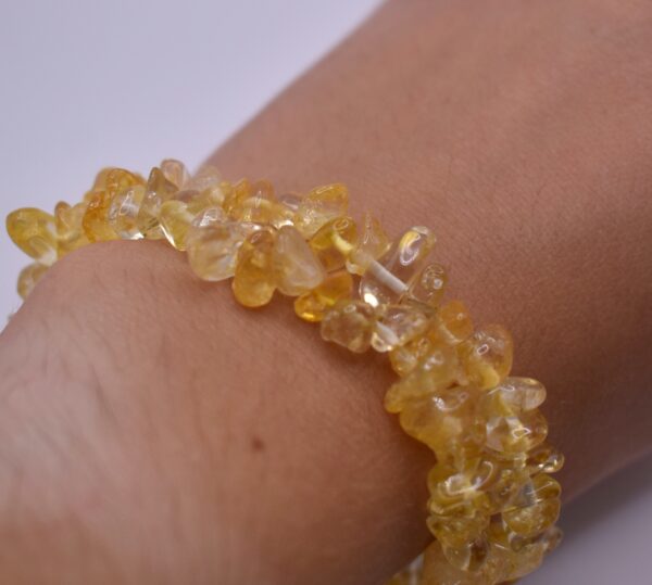 Two Strand Yellow Stone Bracelet - Image 4