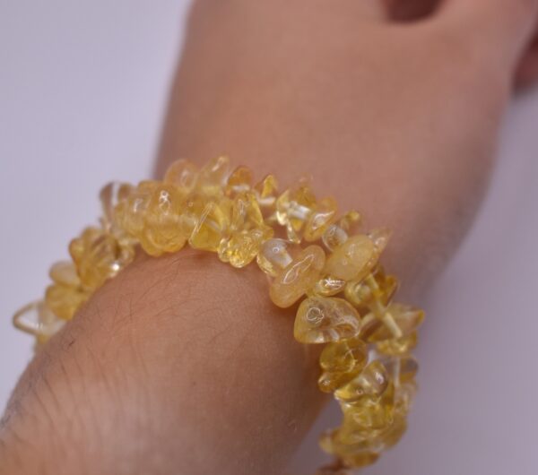 Two Strand Yellow Stone Bracelet - Image 5