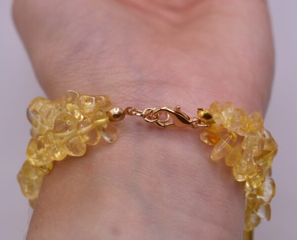 Two Strand Yellow Stone Bracelet - Image 6