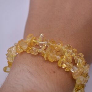 Two Strand Yellow Stone Bracelet