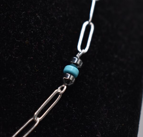 Star Paperclip Chain Necklace - Image 3