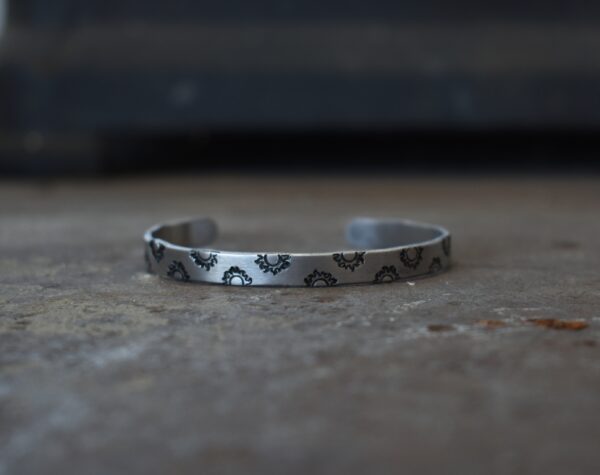 Metal Stamp Sun Bracelet - Image 2