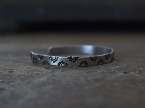 Metal Stamp Sun Bracelet - Image 3