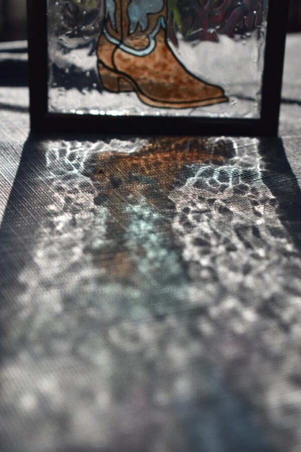 Flower Boot Stained Glass - Image 3