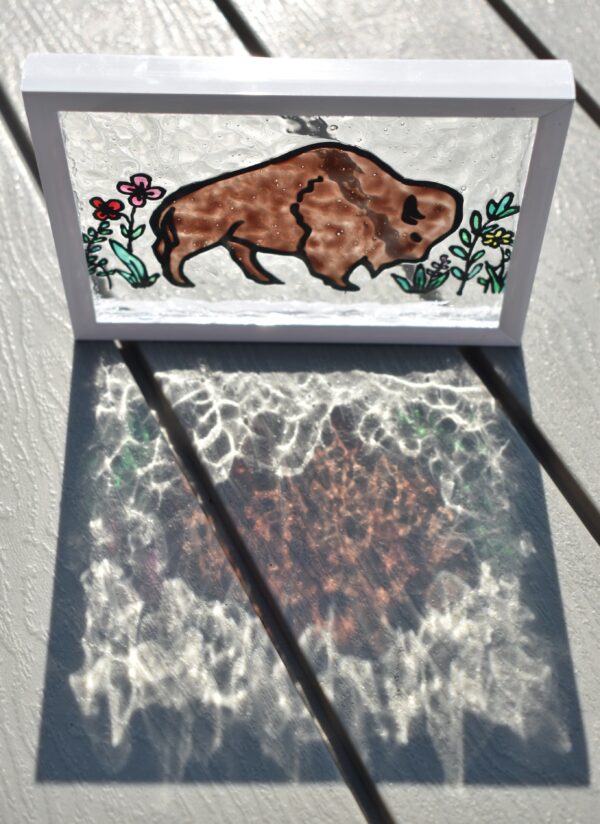 Buffalo Flower Stained Glass - Image 2