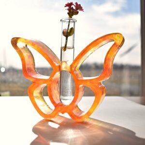 Sunset Butterfly Vase