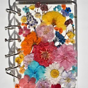Resin Flower Notebook
