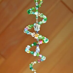 Spiral Beaded Suncatcher