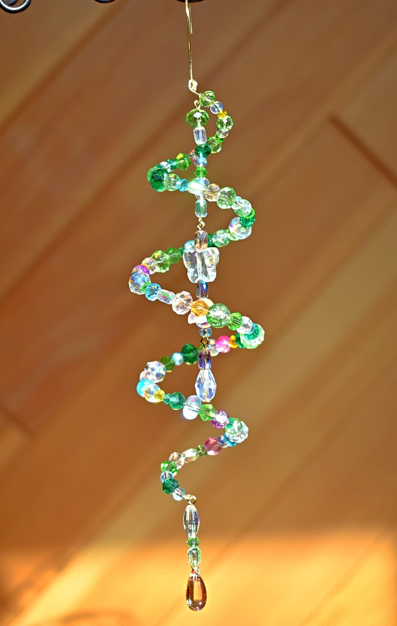 Spiral Beaded Suncatcher