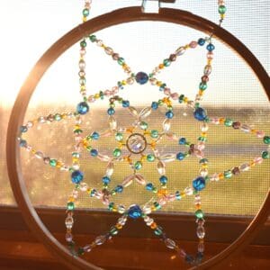 Embroidery Hoop Sun Catcher