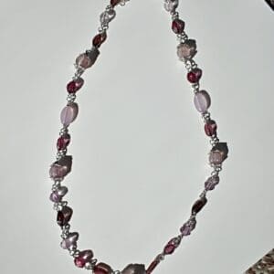 Purple Beaded Necklace
