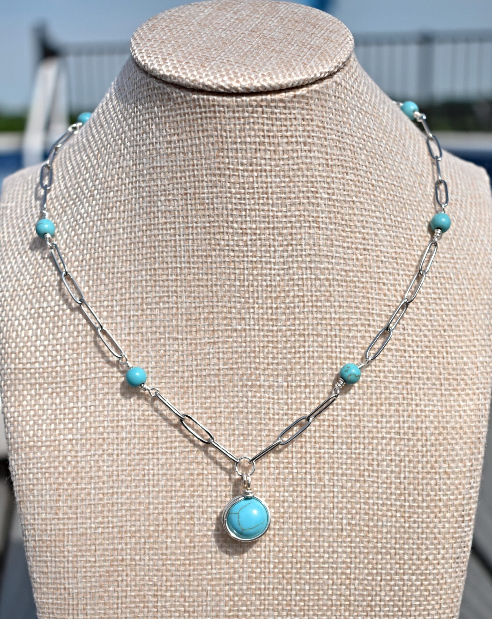 Silver & Turquoise Necklace