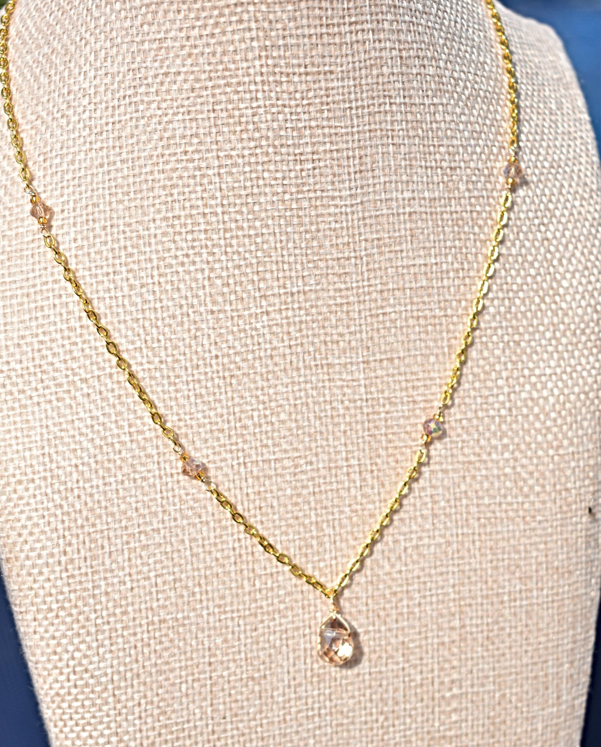 Golden Iridescent Necklace