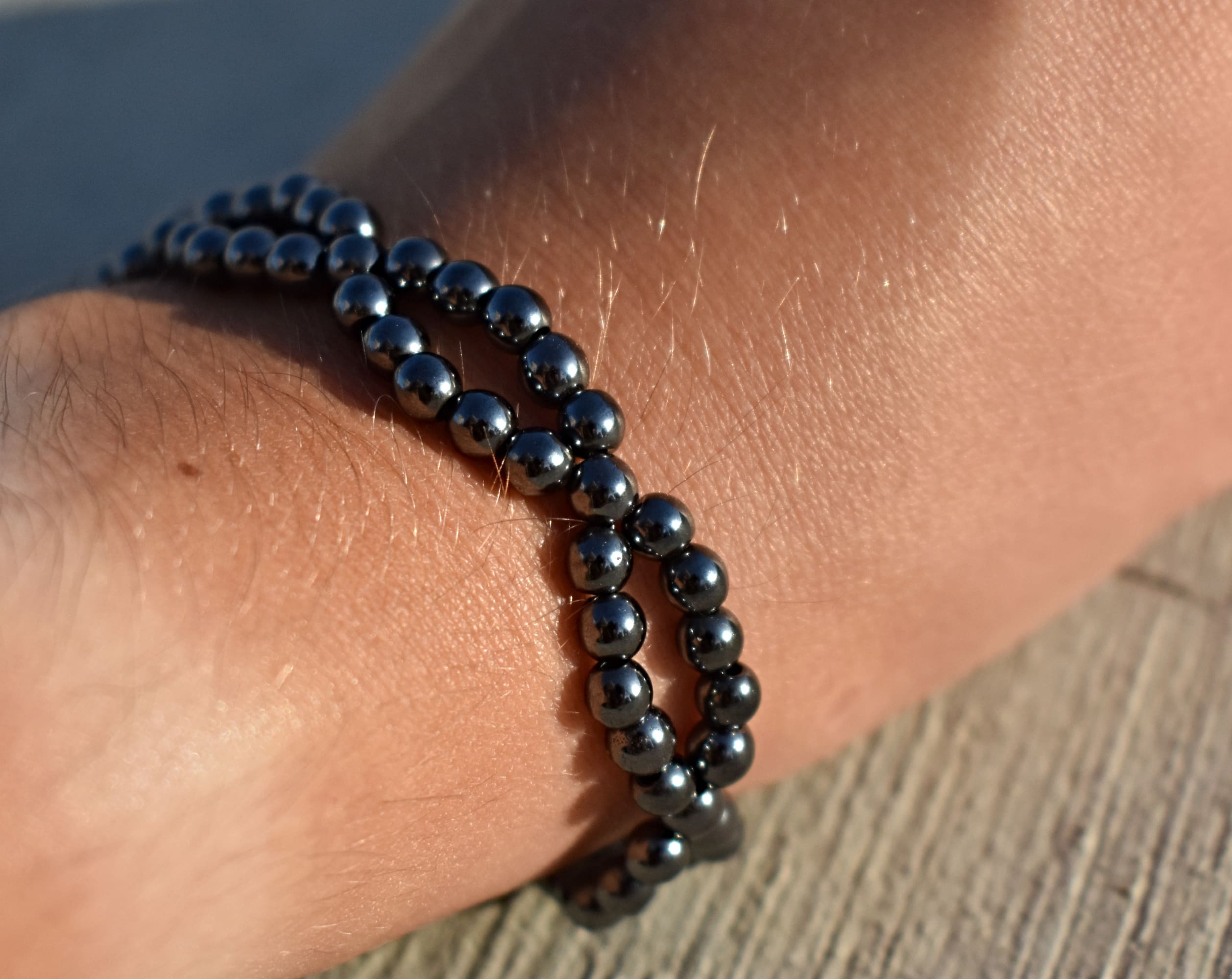 Black Pearl Intertwining Strands Bracelet